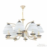 Подвесная люстра Arte Milano Florentia-1240 301240/8 Bk/Gd (220V, на цепи)