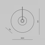 Бра Maytoni Mare MOD305WL-01CH (220V)