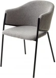 Стул DILL TRF-08 теплый серый, ткань/ черный каркас