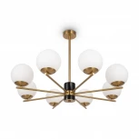 Потолочная люстра на штанге Freya Marble FR5230PL-08BS (шарики)