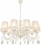 Подвесная люстра Arte Milano AM347620 347620/10 WT+SL (220V, подвески, на цепи)