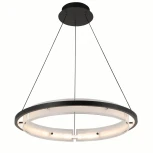 Подвесной светильник светодиодный с пультом iLedex Meridian C4716-60 MBK (220V, на проводе, кольцо)