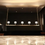 Подвесной светильник Rh Boule De Cristal Linear Chandelier 5 Bronze ImperiumLoft 40,1221 (220V)