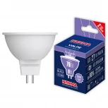 Лампа светодиодная, форма "JCDR", матовая, дневной свет 6500K Volpe Norma LED-JCDR-9W/6500K/GU5.3/38D/NR