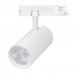 Трековый светильник трехфазный LED LGD-GERA-4TR-R90-30W Warm3000 (WH, 36 deg, 230V) (Arlight, IP20 Металл) 055183