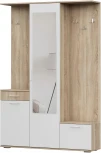 Прихожая ПР 1 Дуб Сонома, Белый, SV Мебель
