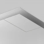 Шинопровод магнитный встраиваемый под ГКЛ 12,5 мм с каналом под светодиодную ленту Maytoni Busbar trunkings Exility TRX034LS-222B (48V)