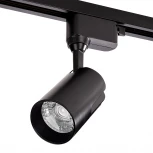 Трековый светодиодный светильник однофазный Wolta WTL-25W/01B 220V 25Вт 4000К IP40 черный