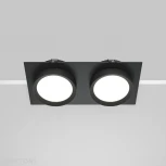 Встраиваемый светильник Hoop GX53 2x15W Maytoni DL086-02-GX53-SQ-B (220V)