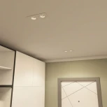 Точечный встраиваемый светильник Denkirs Roto DK2122-WH (220V)