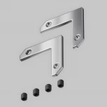 Комплект уголков 90° горизонтальных (2 соединителя + 4 винта) для профиля TRA034MP-2S-1 (магнитный) Maytoni Technical TRA034CL-MP-1