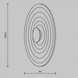 Настенный светильник Maytoni Nami MOD400WL-L5KH3K (LED, 220V, круглые)