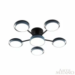 Потолочная люстра на штанге Arte Milano Ferrara 250406/5+1 Gr (LED, 220V, круглые)