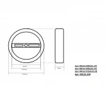 Подвесной светильник Kink Light Тор 08223,02PA(4000K) (LED, 220V, на тросе, кольцо)