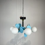 Люстра на штанге Matisse Blue D55 ImperiumLoft Matisse-Blue01 (191900-26) (220V, шар)