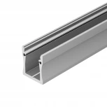 Профиль с экраном ALU-WIDE-H28-2000 ANOD+FROST (Алюминий) 014858 Arlight