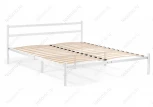 Двуспальная кровать Woodville Фади 160х200 белая 491589