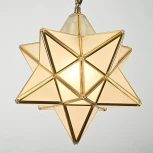 Подвесной светильник Star Frosted Glass Imperiumloft 40,1574 (73573-22) (220V, на цепи, звезды)