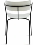 Кресло VAN HALLEN (mod. 2433) пластик/металл, 54,5х53,5х76 см, высота до сиденья 46 белый/черный Tetchair 14296