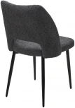 Стул LONDON UF998-16 темно-серый, букле / черный каркас / Товарный знак DISAUR