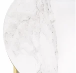 Комплект столиков Woodville Плумерия белый мрамор / золото 500008