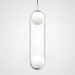 Подвесной светильник Hoop Duo Хром ImperiumLoft Hoop-Duo01 (140757-26) (220V, на проводе, шарики)