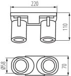 Спот Kanlux LAURIN 29122