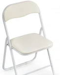 Стул Woodville на металлокаркасе Fold 1 складной beige / white 15479
