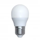 Лампочка светодиодная шар белая E27 6W 4000K Uniel LED-G45-6W/4000K/E27/FR/RA95 PLK01WH