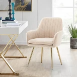 Стул Tranquil Synchrony Hesby (Металл/букле) арт.HSBI_Y607_beige_boucle