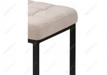 Барный стул Woodville Лофт ткань канди крем / черный матовый 432936