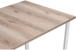 Стол раскладной Notta Лота Лофт 120 25 мм дуб делано светлый / белый матовый 489665