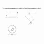 Накладной точечный светильник Lumker LK I-SF-WH-WW (LED, 220V, круглые)