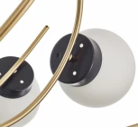 Потолочная люстра на штанге Arte Milano Neapolis-76169 276169/9 BK/GD (220V, шар)