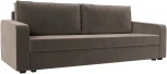 Диван прямой Лига-009 (Коричневый/Велюр) Лига Диванов арт.118044