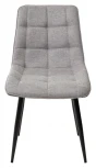 Стул CHIC 1983-07 серый/ RU-07 серая сталь/ черный каркас