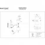 Бра Maytoni Tarrasa MOD009WL-02N