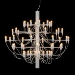 Подвесная люстра большая Loft It Gino 10196/1000 White