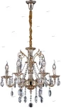 Подвесная люстра Omnilux Aosta OML-78903-06 (220V, на цепи, подсвечник, свеча)