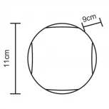 Архитектурная подсветка Arte Lamp Conrad A1544AL-4GY (LED, 220V, шар, IP54)