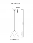 Подвесной светильник MyFar Brigitte MR1401-1P (220V)