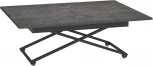 Стол универсальный трансформируемый Калифорния АНДРЭ Loft ЛДСП Терраццо/Черный