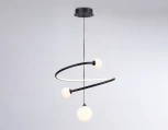 Подвесной светильник Ambrella Comfort FL66303 (регулировка яркости, LED, 220V, пульт управления, на тросе, шарики)