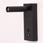 Спот для чтения с выключателем De City Стаут 702022501 (LED, 220V)