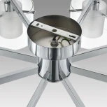 Потолочная люстра Lumion Verdi 8261/8C металл/стекло, хром/прозрачный E14 8*40W 220V