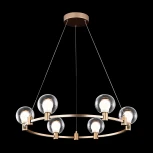 Подвесная люстра Freya Urban FR4005PL-06G1 (LED, 24V, на тросе, шарики, кольцо)