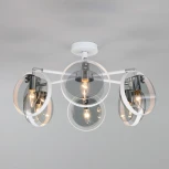 Потолочная люстра на штанге Eurosvet Gallo 70121/6 белый (220V, кольцо)