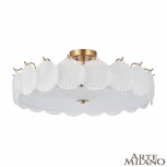 Потолочная люстра на штанге Arte Milano Rim 316009/D600 BS (220V, круглые, ракушка)