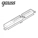 Накладной шинопровод Gauss TR101-TR144 TR104 (220V)
