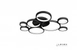 Потолочная люстра iLedex Ring Star 9004-8L-X BK